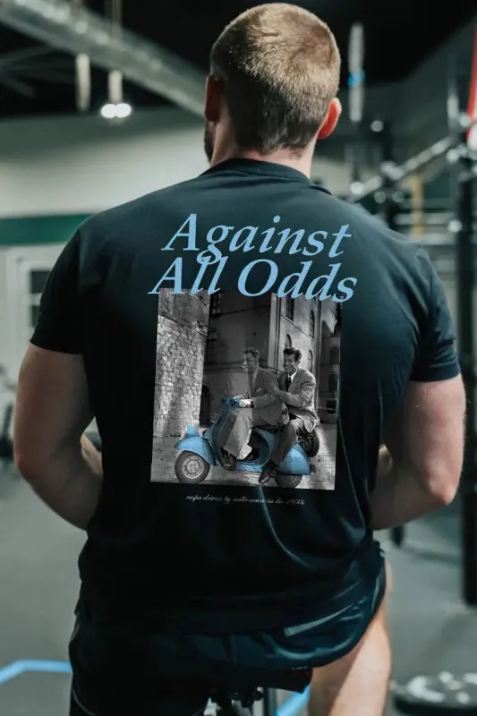 Against All Odds Printed Men's T-shirt sold by Polyalien