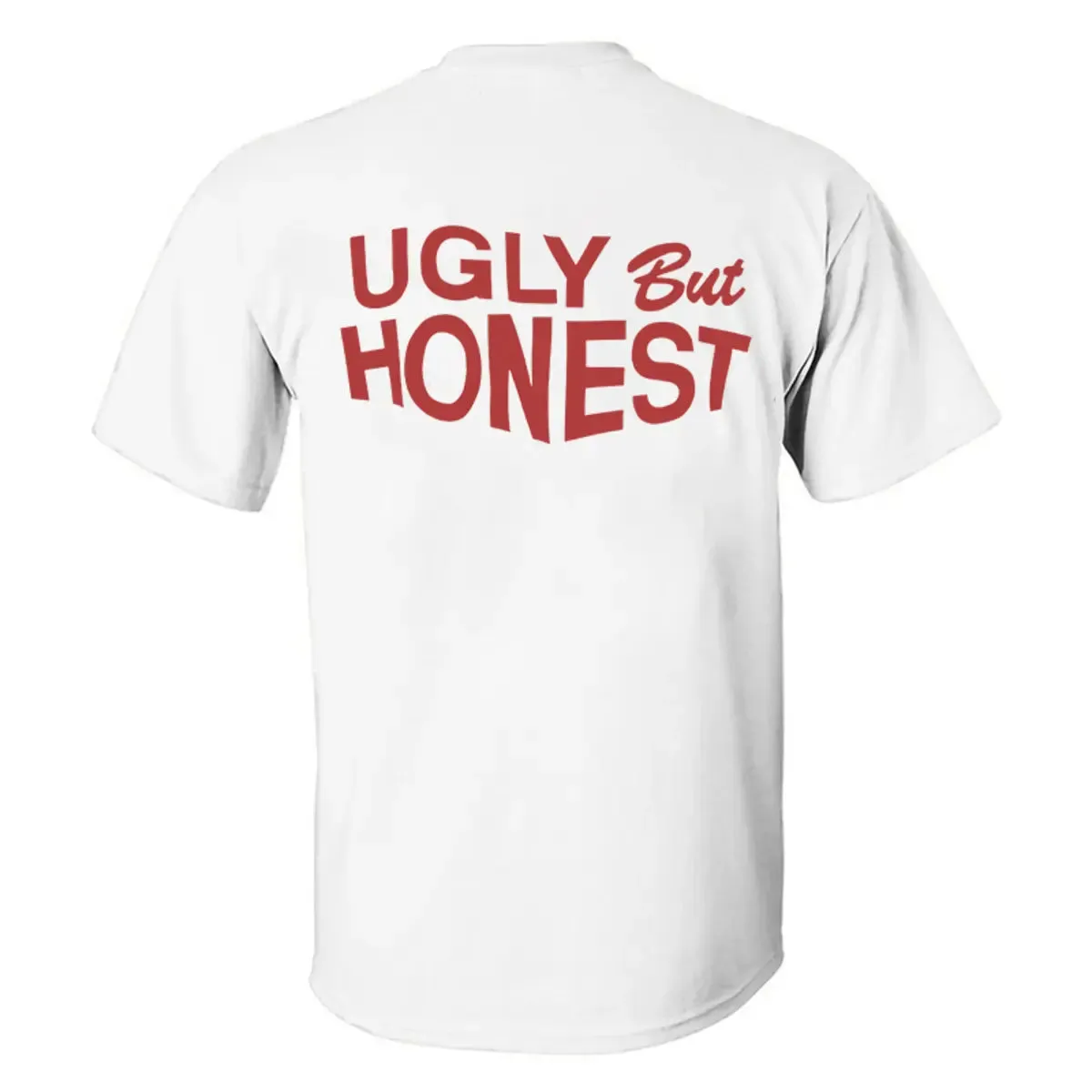 Ugly But Honest Printed Men's T-shirt sold by Polyalien product image thumbnail 2