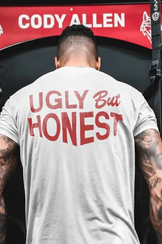Ugly But Honest Printed Men's T-shirt sold by Polyalien