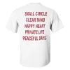 Small Circle Clear Mind Printed Men's T-shirt sold by Polyalien
