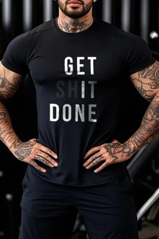 Get It Done Printed Men's T-shirt sold by Polyalien
