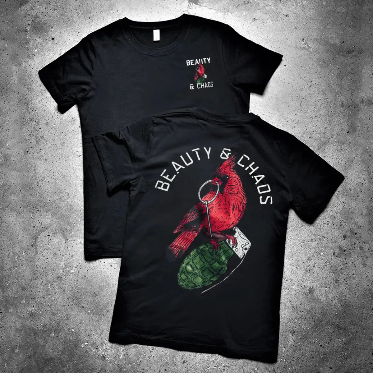 Beauty & Chaos Printed Men's T-shirt sold by Polyalien