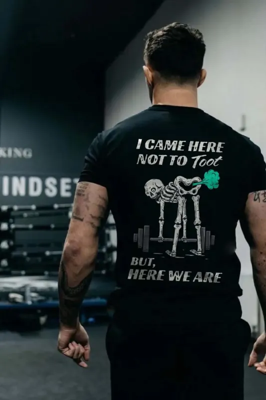I Came Here Not To Toot Printed Men's T-shirt sold by Polyalien