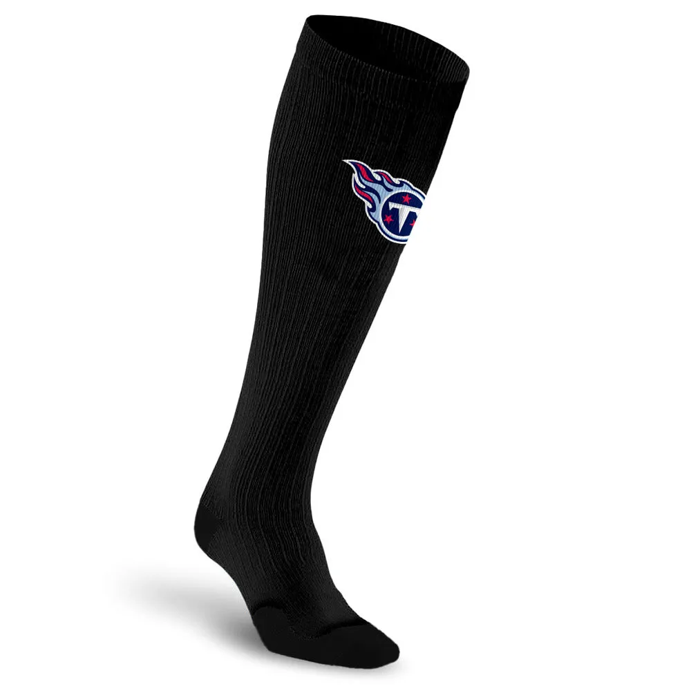 NFL Black Compression Socks, Tennessee Titans sold by Pro Compression
