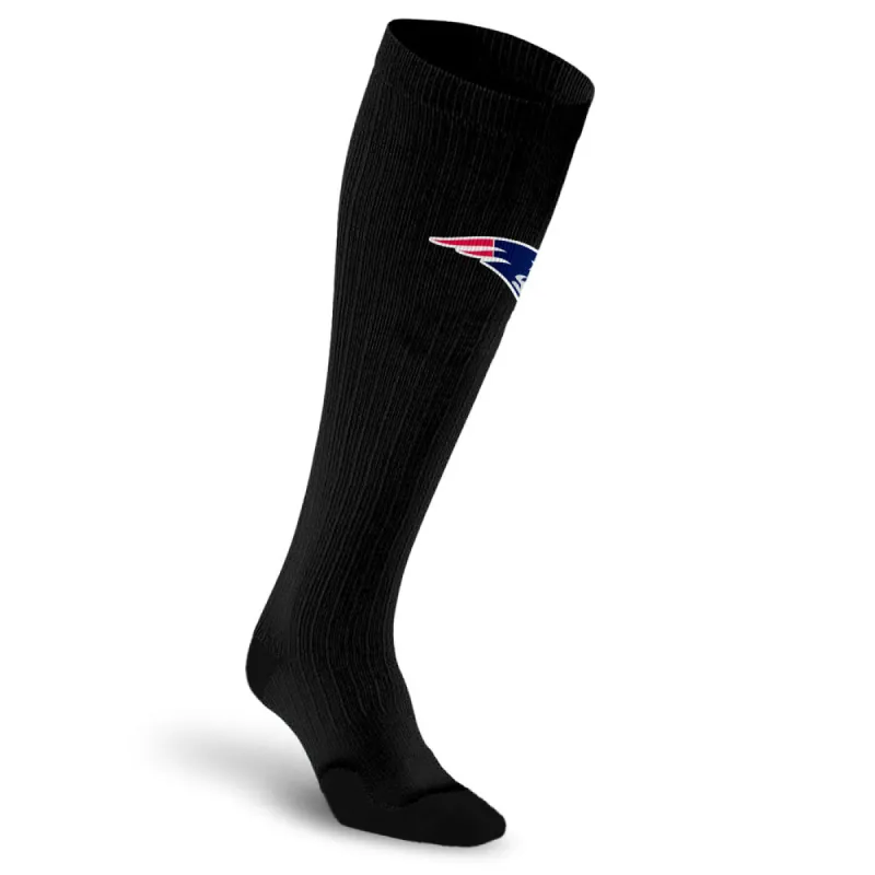 NFL Black Compression Socks, New England Patriots sold by Pro Compression