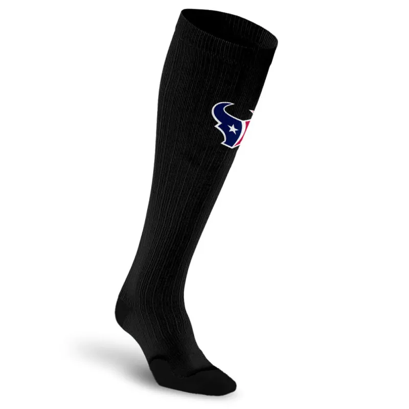 NFL Black Compression Socks, Houston Texans sold by Pro Compression