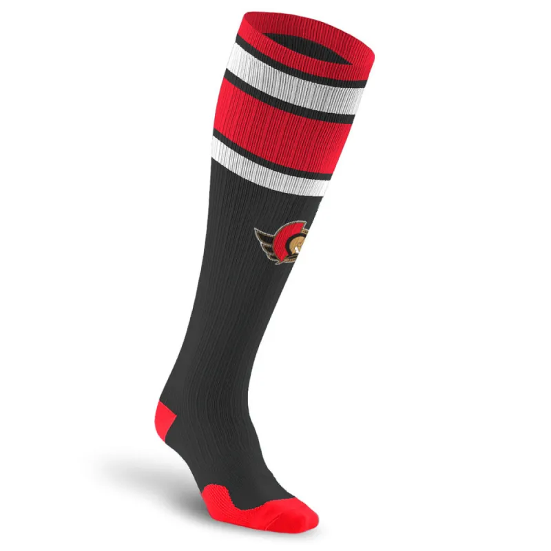 NHL Compression Socks, Ottawa Senators sold by Pro Compression