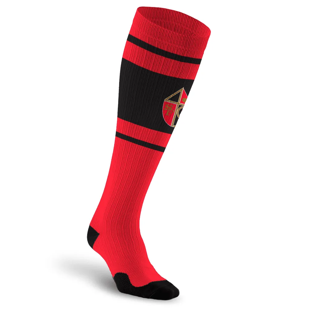 NFL Compression Socks, San Francisco 49ers- Throwback sold by Pro Compression