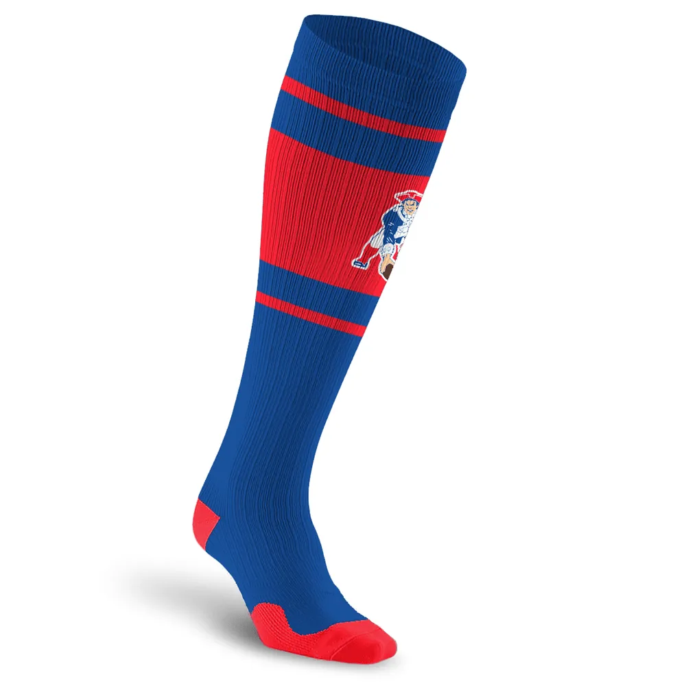 NFL Compression Socks, New England Patriots- Throwback sold by Pro Compression