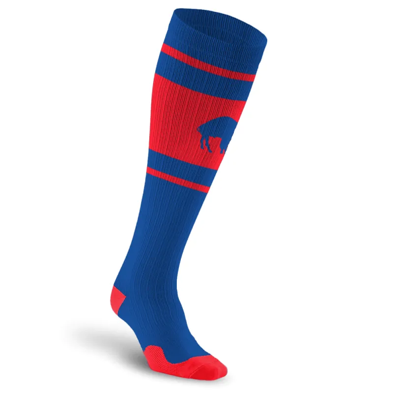 NFL Compression Socks, Buffalo Bills- Throwback sold by Pro Compression