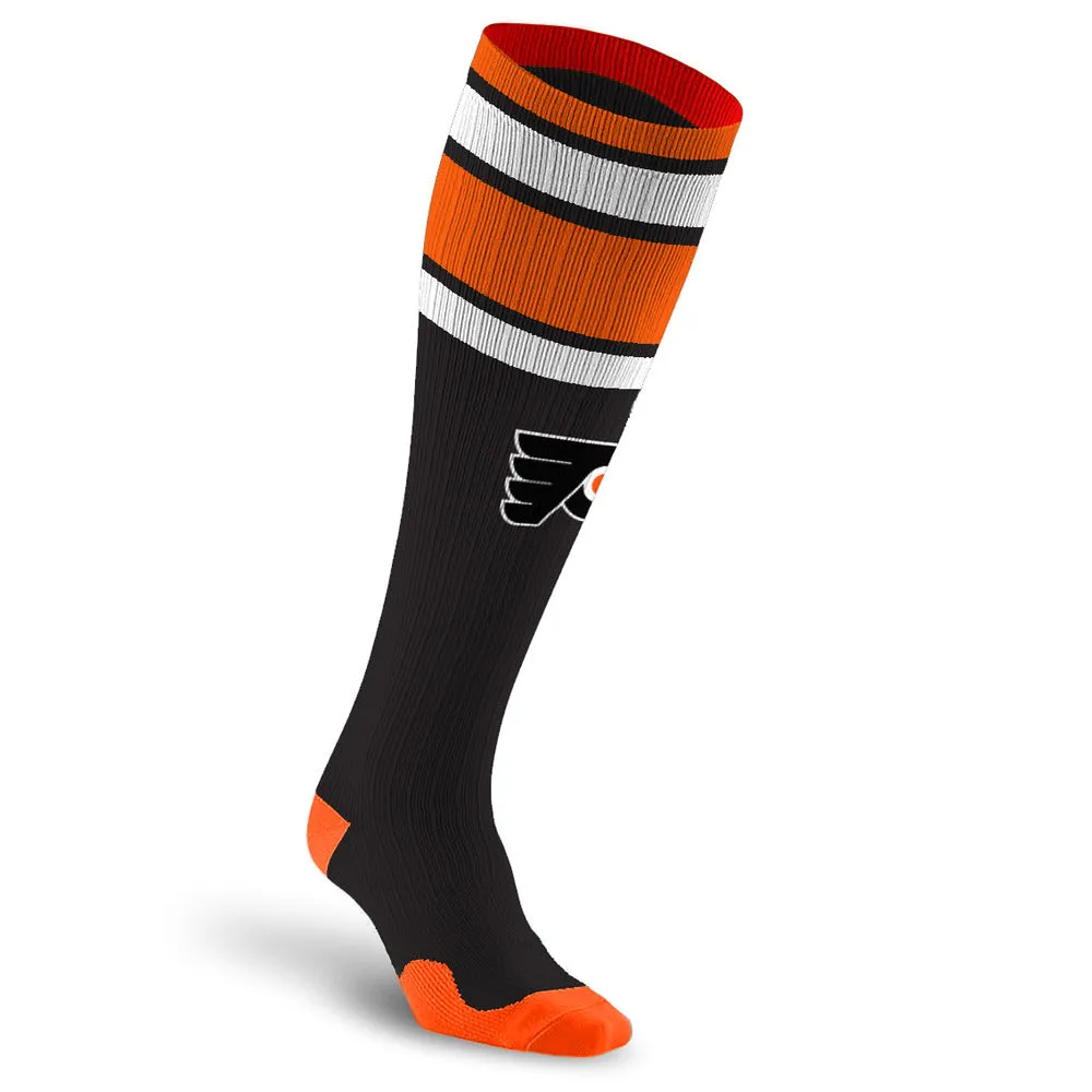 NHL Compression Socks, Philadelphia Flyers sold by Pro Compression