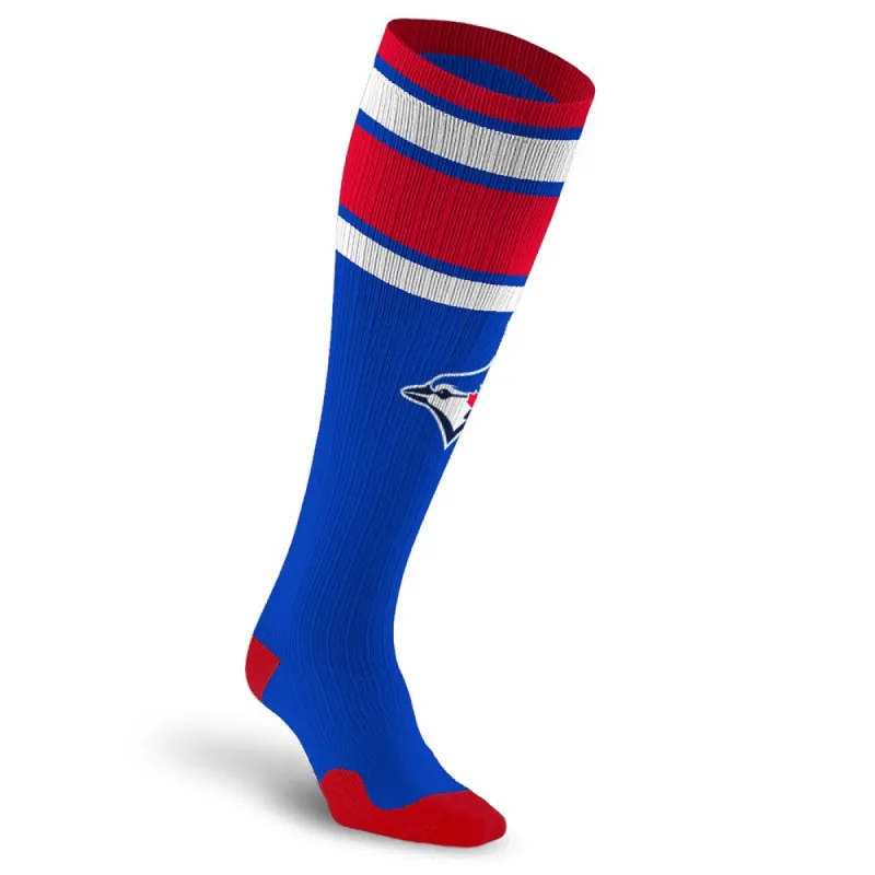 MLB Compression Socks, Toronto Blue Jays - Classic Stripe sold by Pro Compression