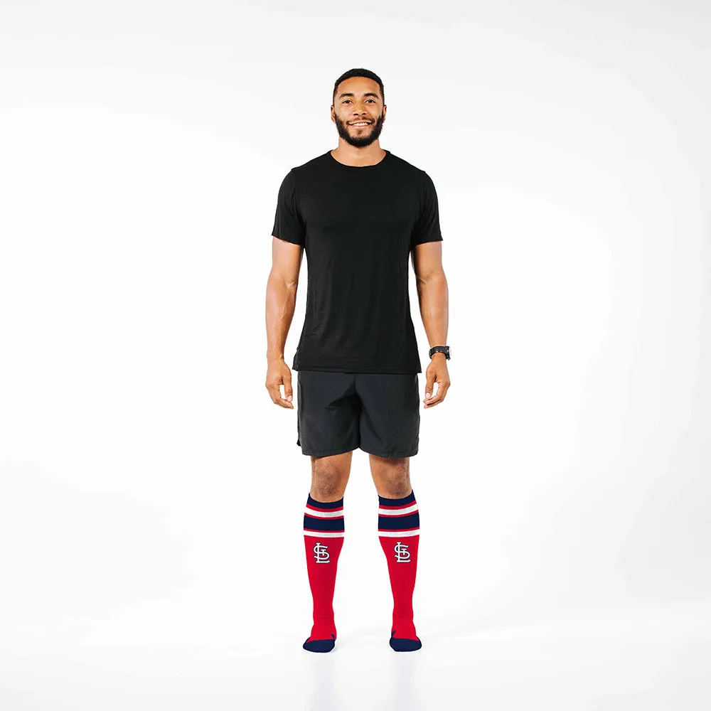 MLB Compression Socks, St. Louis Cardinals - Classic Stripe sold by Pro Compression product image thumbnail 3