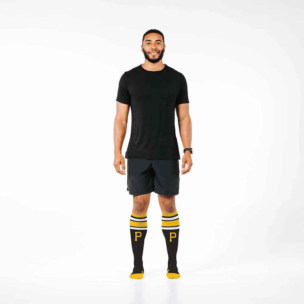 MLB Compression Socks, Pittsburgh Pirates - Classic Stripe sold by Pro Compression product image thumbnail 3