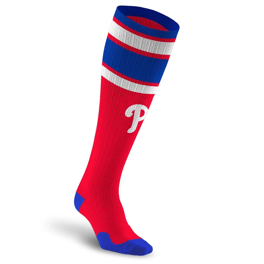 MLB Compression Socks, Philadelphia Phillies - Classic Stripe sold by Pro Compression