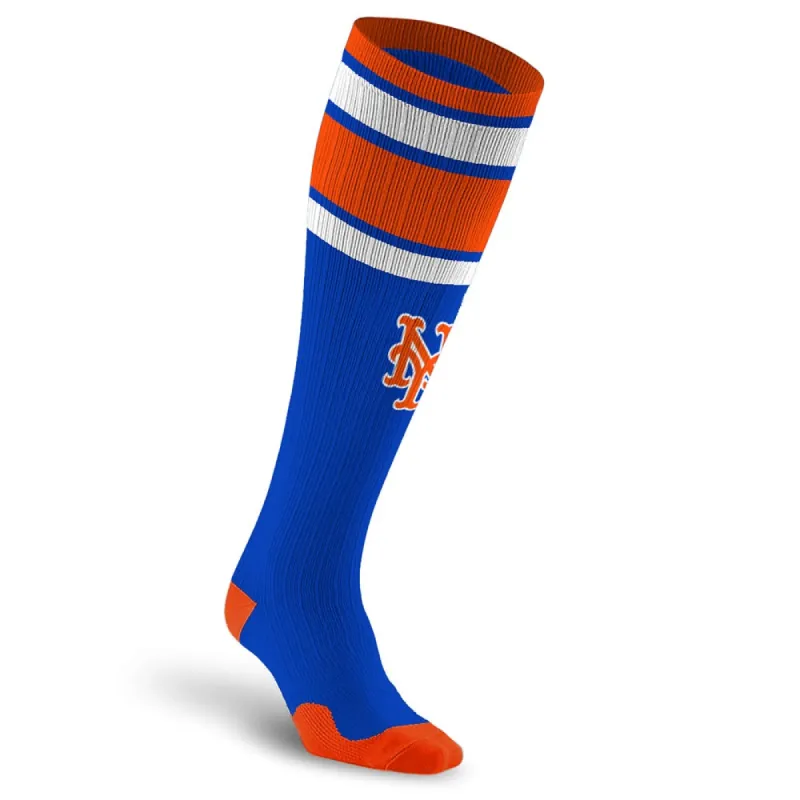 MLB Compression Socks, New York Mets - Classic Stripe sold by Pro Compression