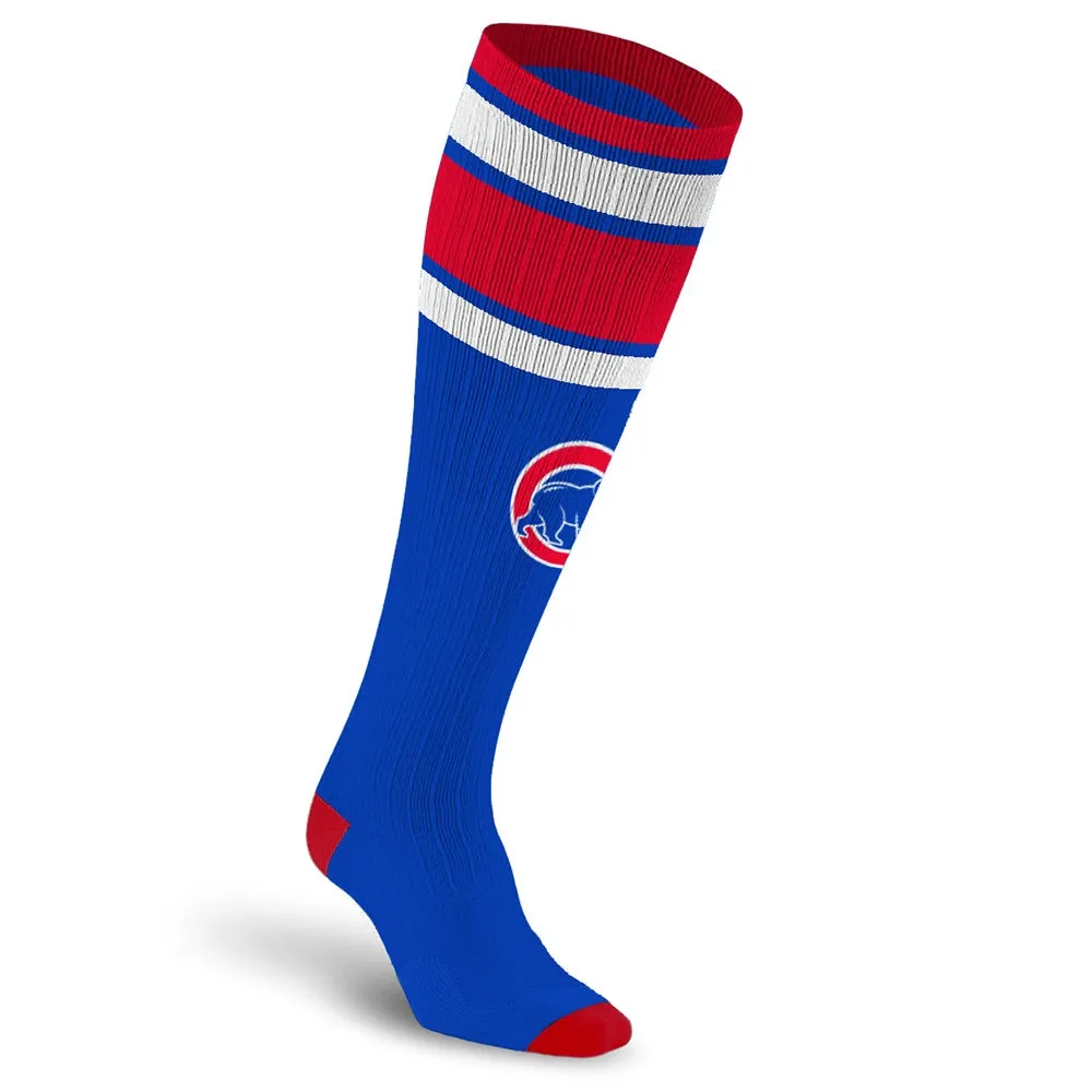 MLB Compression Socks, Chicago Cubs - Classic Stripe sold by Pro Compression