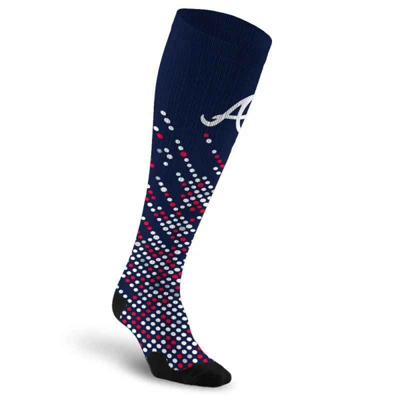 MLB Compression Socks, Atlanta Braves - Scoreboard sold by Pro Compression