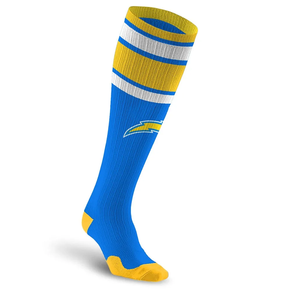 NFL Compression Socks, Los Angeles Chargers sold by Pro Compression