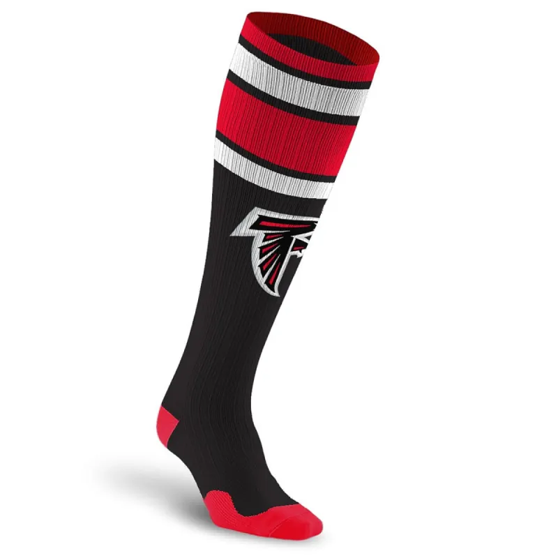 NFL Compression Socks, Atlanta Falcons made by Pro Compression