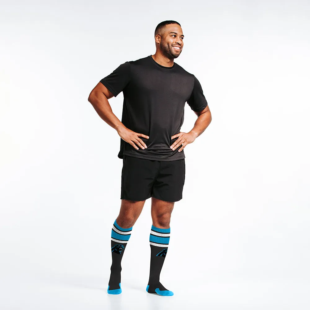 NFL Compression Socks, Carolina Panthers sold by Pro Compression product image thumbnail 3