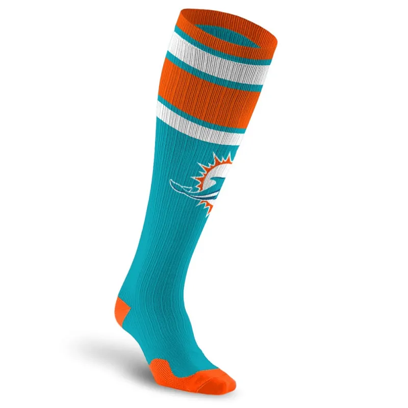 NFL Compression Socks, Miami Dolphins sold by Pro Compression