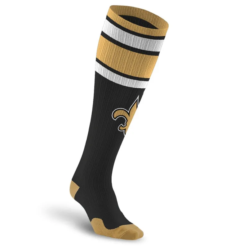 NFL Compression Socks, New Orleans Saints sold by Pro Compression