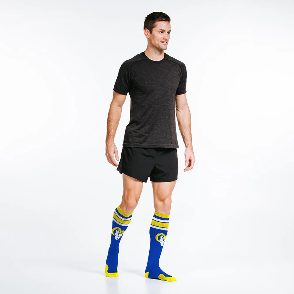NFL Compression Socks, Los Angeles Rams sold by Pro Compression product image thumbnail 3