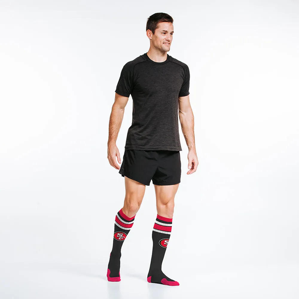 NFL Compression Socks, San Francisco 49ers sold by Pro Compression product image thumbnail 2