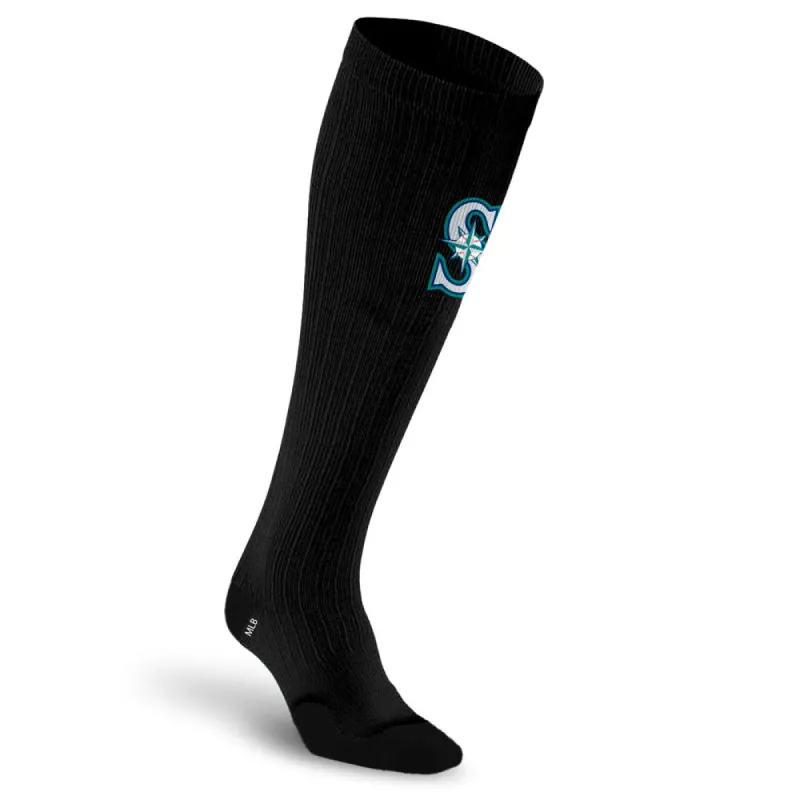 MLB Black Compression Socks, Seattle Mariners sold by Pro Compression