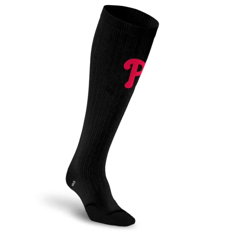 MLB Black Compression Socks, Philadelphia Phillies sold by Pro Compression