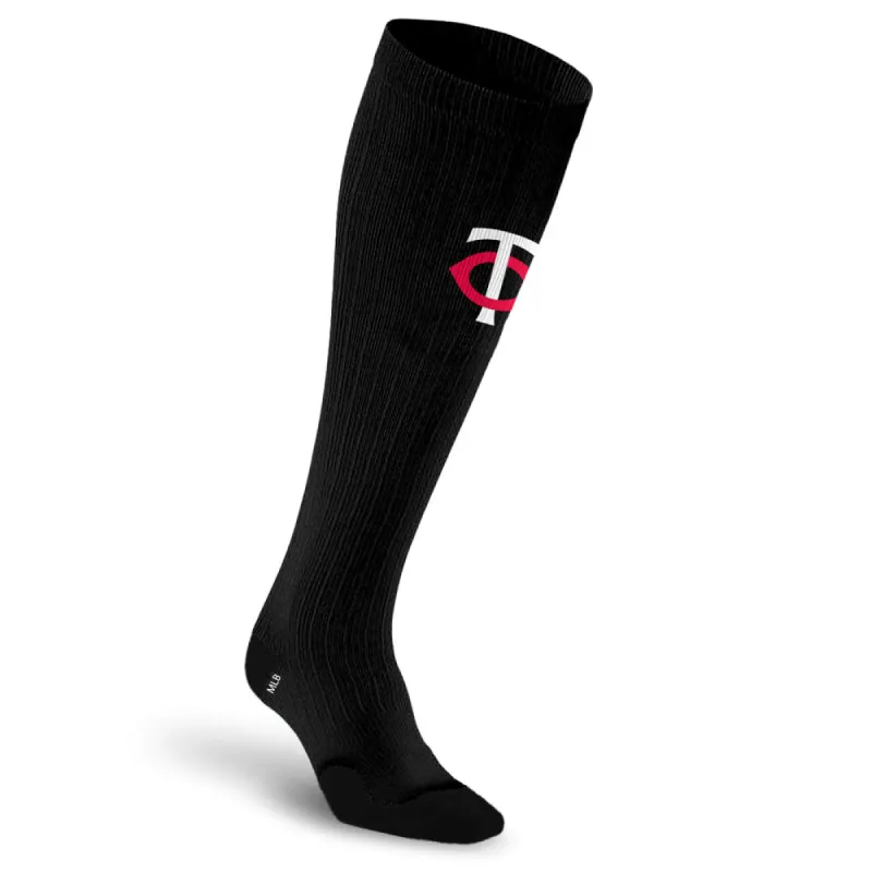MLB Black Compression Socks, Minnesota Twins sold by Pro Compression