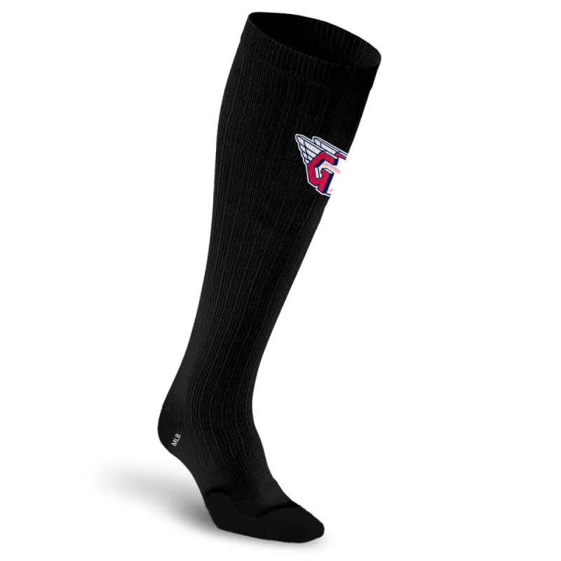 MLB Black Compression Socks, Cleveland Guardians sold by Pro Compression