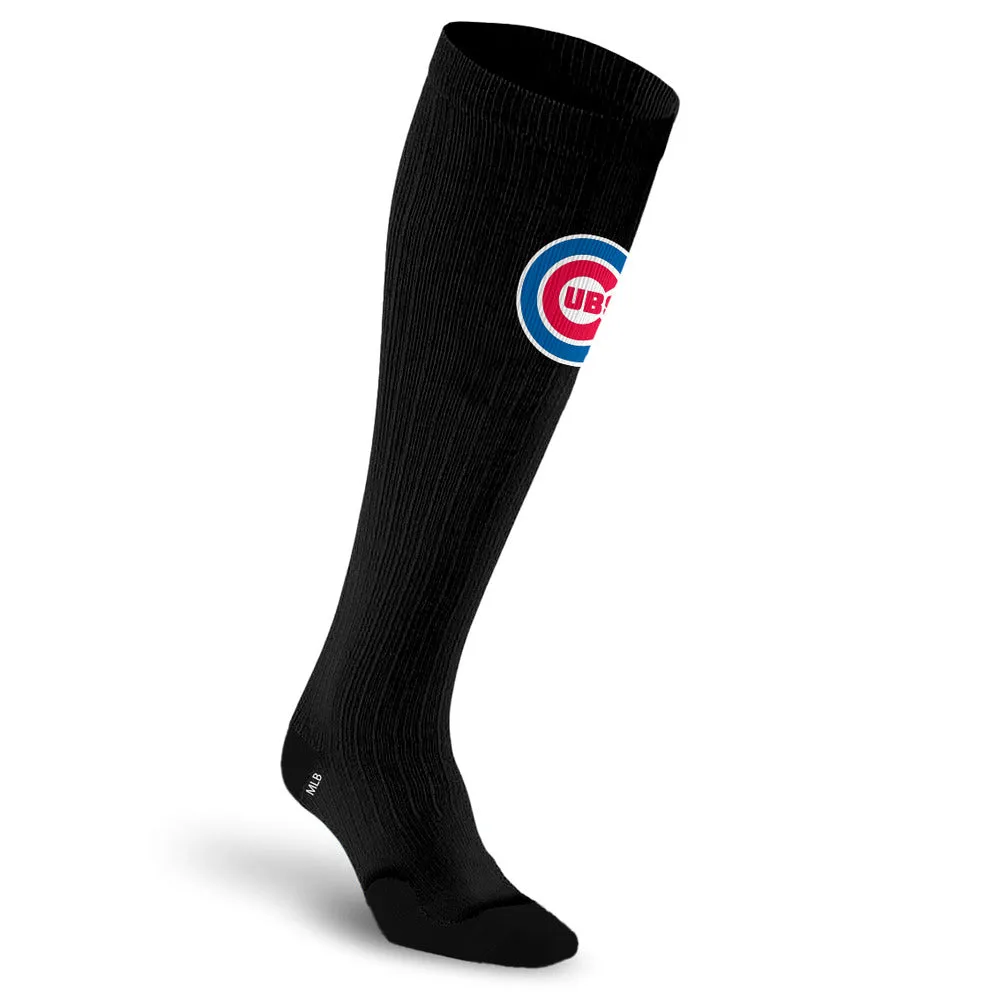 MLB Black Compression Socks, Chicago Cubs sold by Pro Compression
