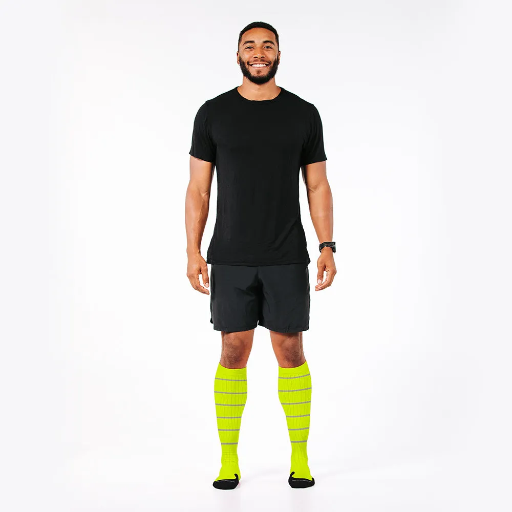 Marathon Reflective, Neon Yellow sold by Pro Compression product image thumbnail 5