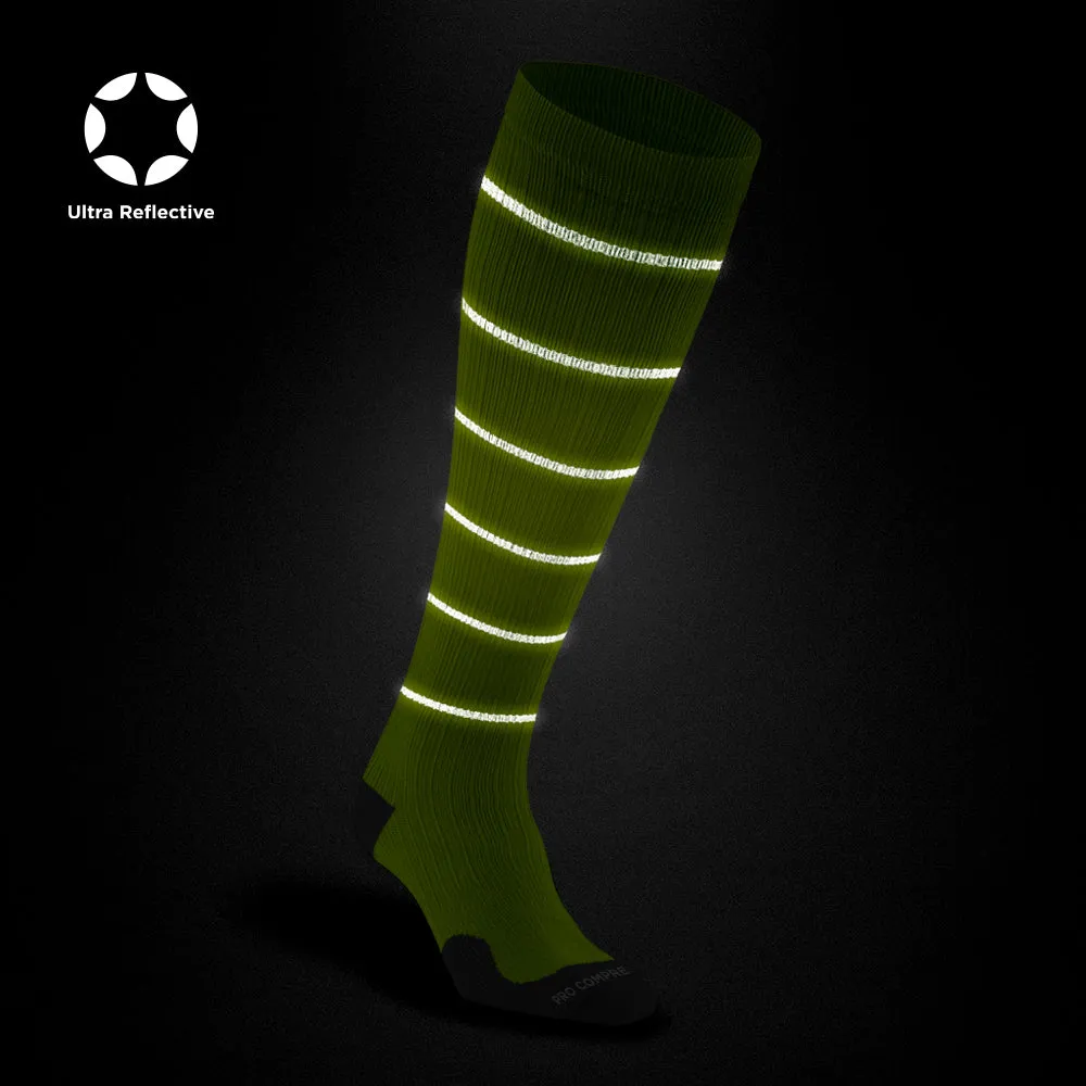 Marathon Reflective, Neon Yellow sold by Pro Compression product image thumbnail 2