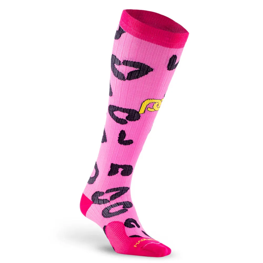 Marathon, Pink Cheetah sold by Pro Compression