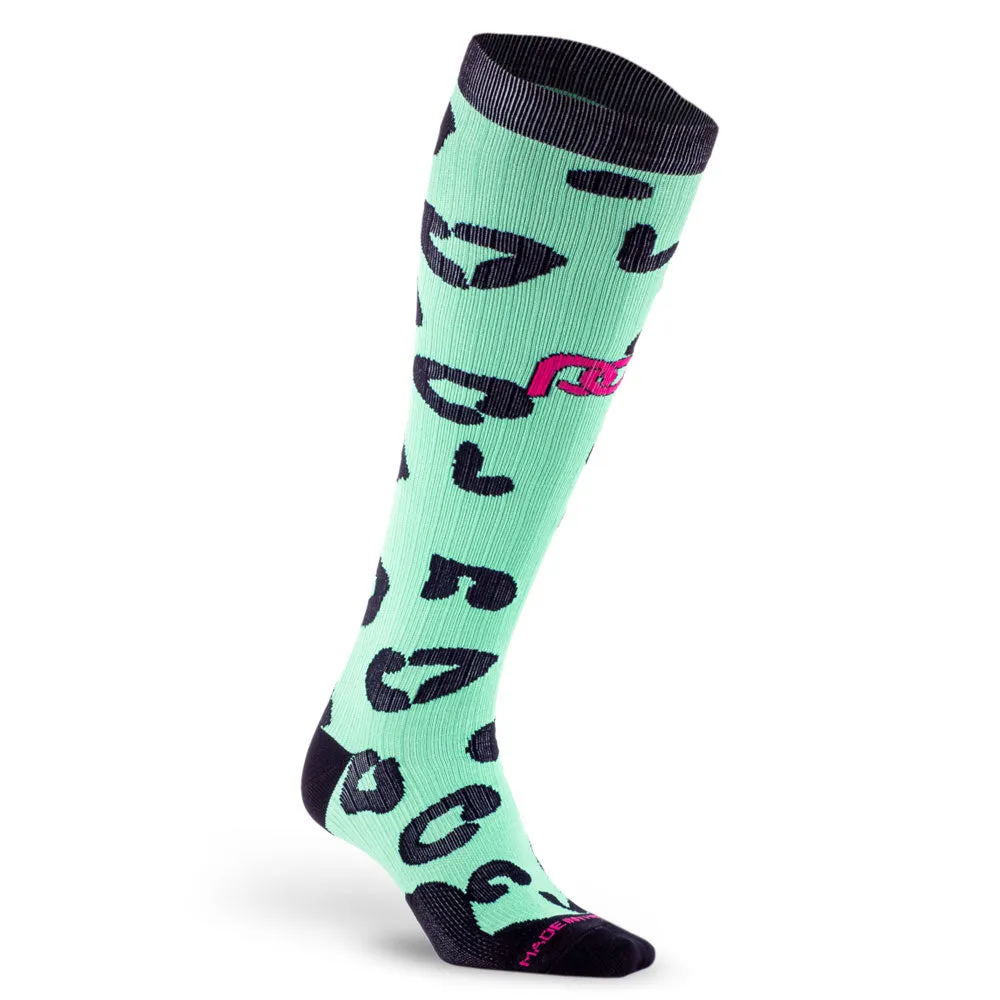 Marathon, Mint Cheetah sold by Pro Compression