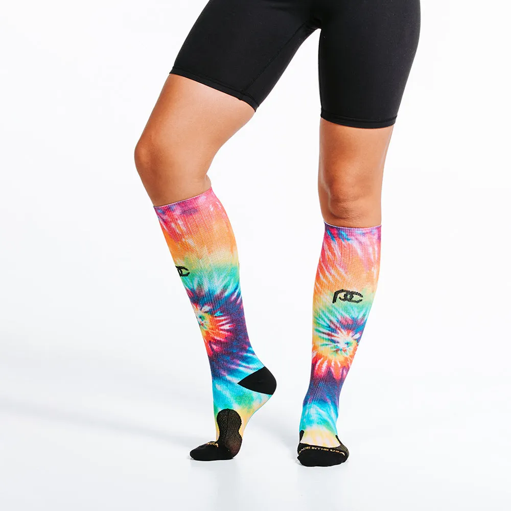 Marathon Printed, Rainbow Tie Dye sold by Pro Compression product image thumbnail 3