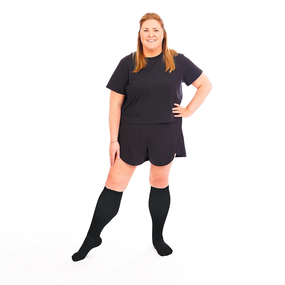 Marathon Wide-Calf, Black on Black sold by Pro Compression product image thumbnail 3