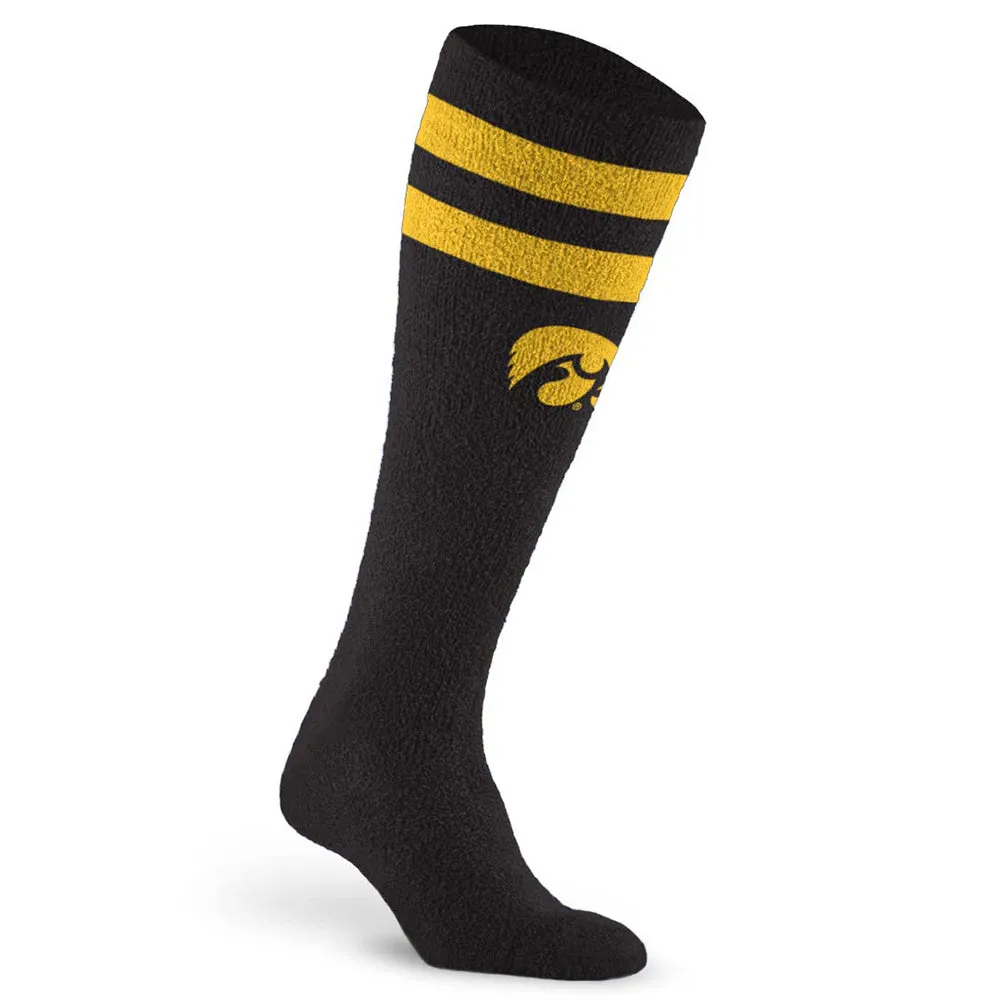 Fuzzy College Compression Sock, Iowa Hawkeyes sold by Pro Compression