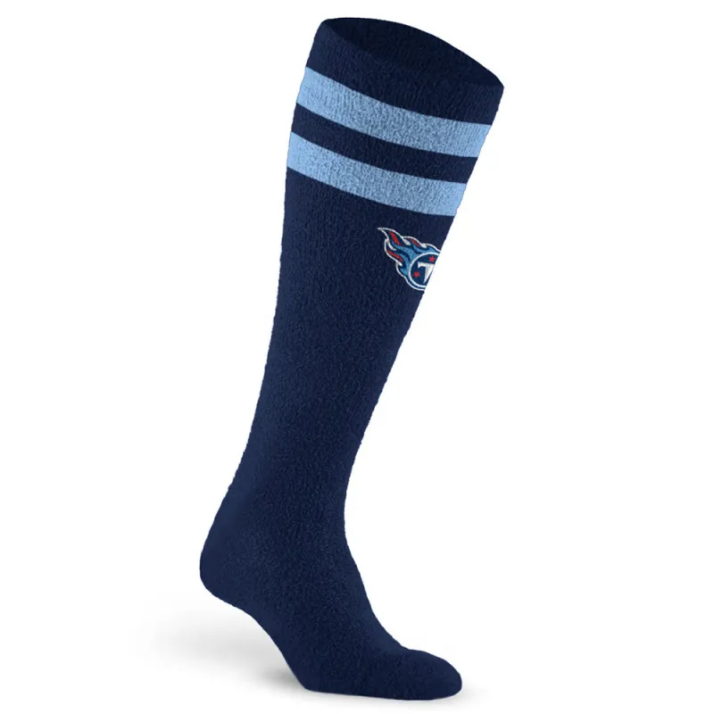 Fuzzy NFL Compression Sock, Tennessee Titans sold by Pro Compression