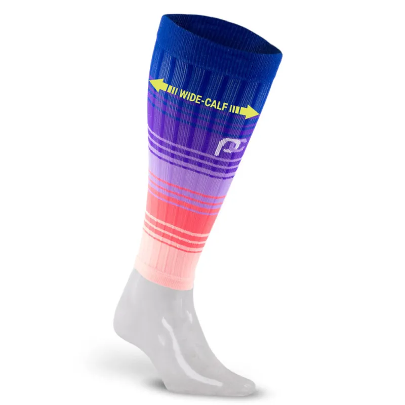 Calf Sleeves, Florida Skies (Wide-Calf) sold by Pro Compression