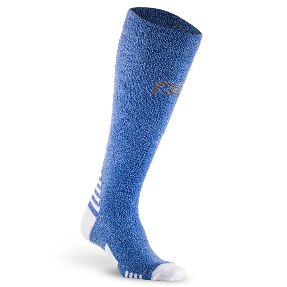 Fuzzy Compression Sock, Light Blue sold by Pro Compression