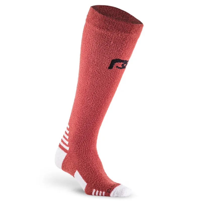 Fuzzy Compression Sock, Clay sold by Pro Compression