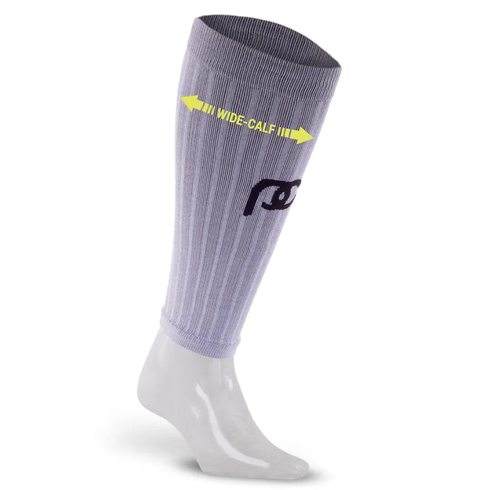 Calf Sleeves, Heather Grey (Wide-Calf) sold by Pro Compression