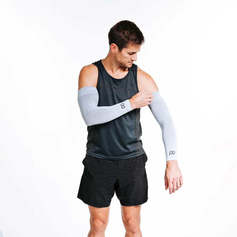 Arm Sleeves, Heather Grey sold by Pro Compression product image thumbnail 2