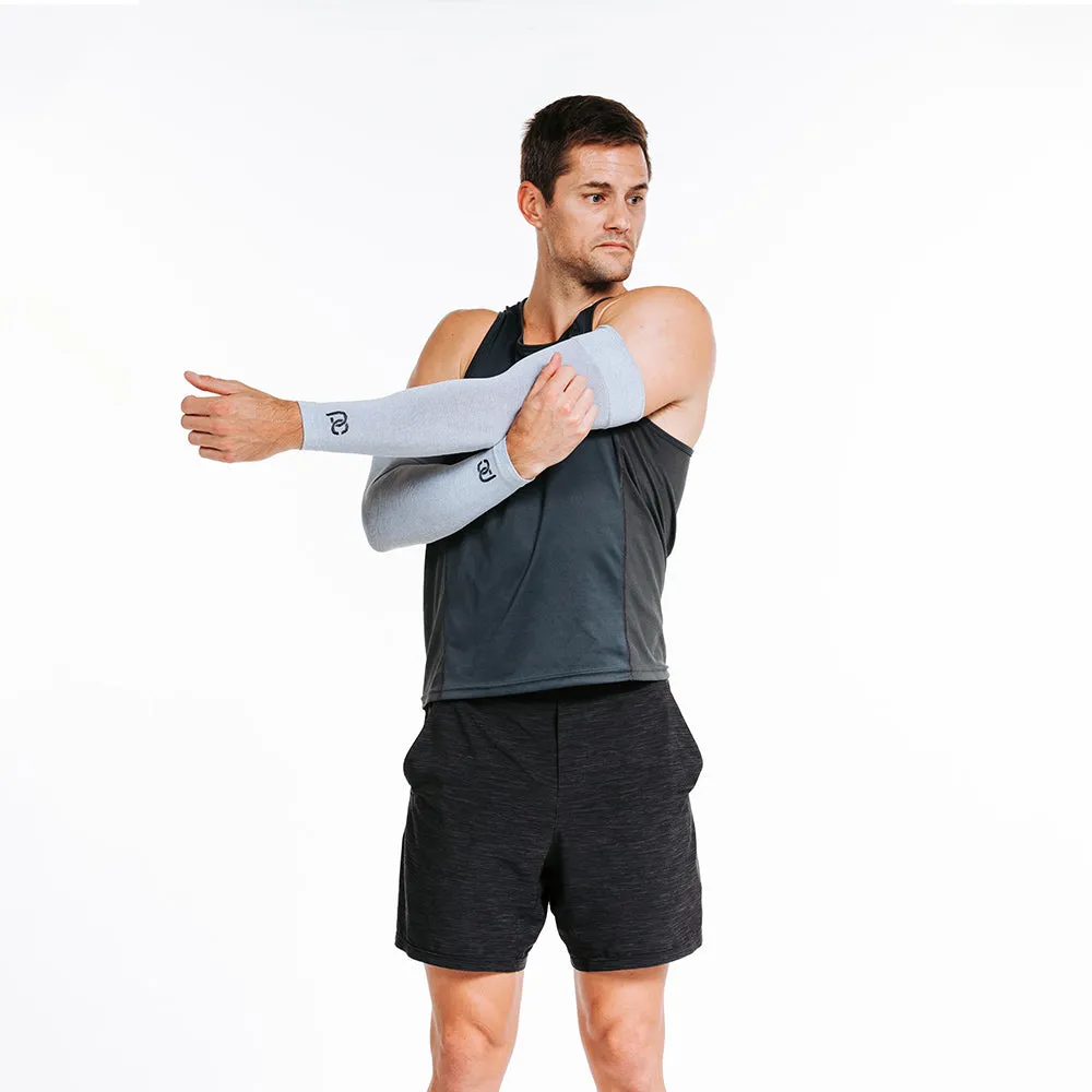 Arm Sleeves, Heather Grey sold by Pro Compression product image thumbnail 3