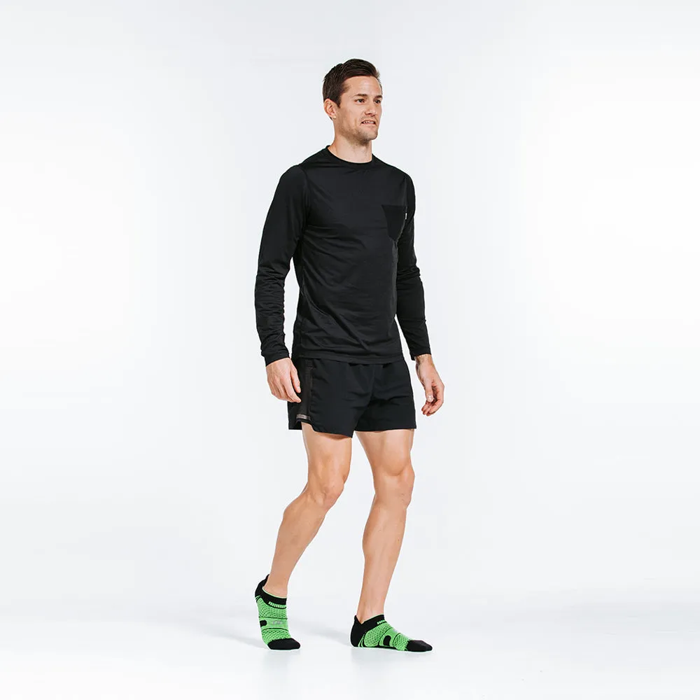 PC Runner, Black with Green sold by Pro Compression product image thumbnail 2