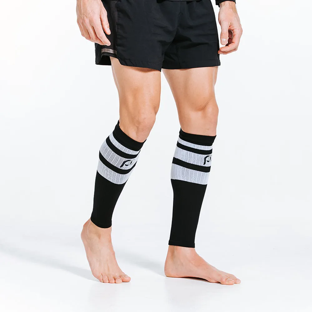 Calf Sleeves, Black Classic Stripe sold by Pro Compression product image thumbnail 3